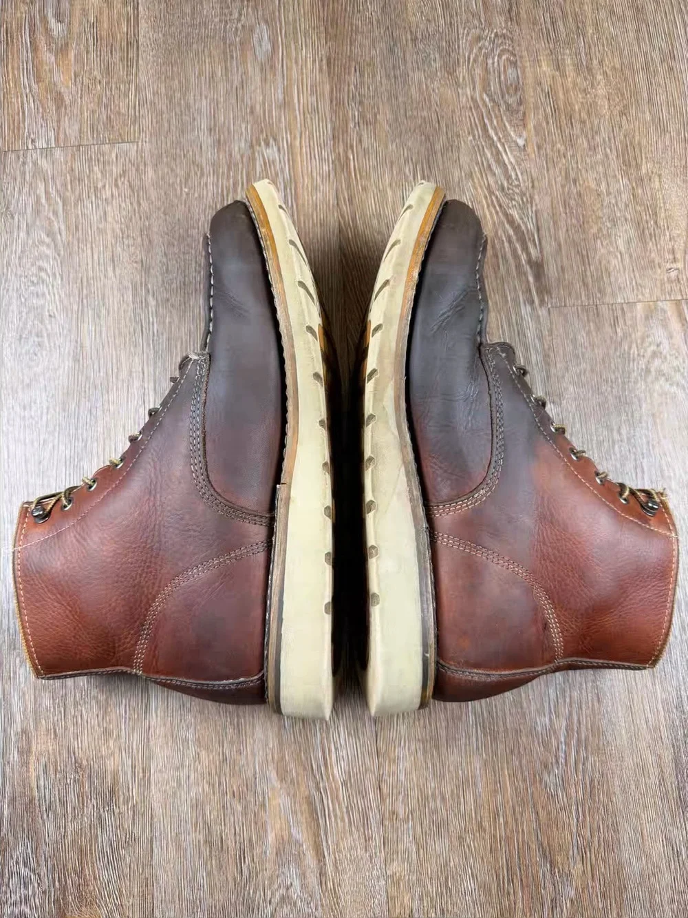 Carhartt 6-Inch Moc Toe Wedge Waterproof Work Boots Soft Tan CMW6175 | Men’s 12